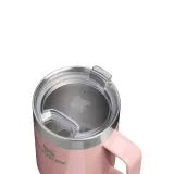 Термокружка Stanley Everyday Suburban 0,47 л с ручкой и крышкой drink-through, вакуумная, сталь 18/8, Peach Rose персиково-розовая — фото 3