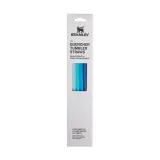 Запасные трубочки Stanley для кружки Quencher H2.O FlowState 0,89 л (30oz), многоразовые, без BPA, оттенки синего Blue — фото 1