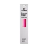 Запасные трубочки Stanley для кружки Quencher H2.O FlowState 0,89 л (30oz), многоразовые, без BPA, оттенки розового Pink — фото 1