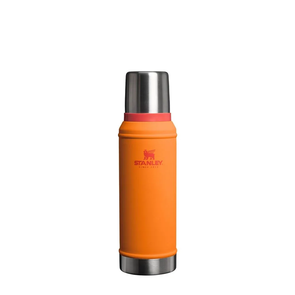 Термос Stanley Legendary Classic 0,95 л стальной вакуумный, с крышкой-кружкой и переливной пробкой, Goldenrod Coral
