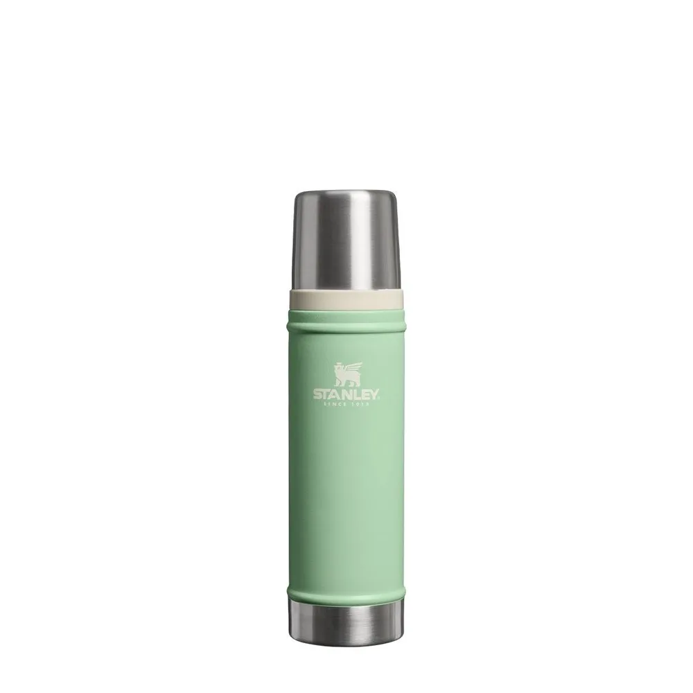 Термос вакуумный Stanley Legendary Classic 0,6 л, сталь 18/8, крышка-кружка, переливная пробка, Pistachio фисташковый