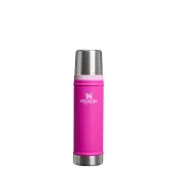 Термос Stanley Legendary Classic 0,6 л стальной вакуумный, с крышкой-кружкой и переливной пробкой, Violet Blossom — фото 1