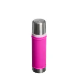 Термос Stanley Legendary Classic 0,6 л стальной вакуумный, с крышкой-кружкой и переливной пробкой, Violet Blossom — фото 3