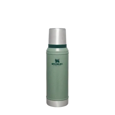 Термос Stanley Legendary Classic 0,95 л стальной вакуумный, с крышкой-кружкой и переливной пробкой, Hammertone Green зелёный