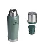 Термос Stanley Legendary Classic 0,95 л стальной вакуумный, с крышкой-кружкой и переливной пробкой, Hammertone Green зелёный — фото 2