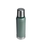 Термос Stanley Legendary Classic 0,95 л стальной вакуумный, с крышкой-кружкой и переливной пробкой, Hammertone Green зелёный — фото 3