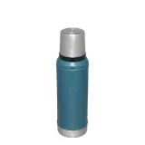 Термос Stanley Legendary Classic 0,95 л стальной вакуумный, с крышкой-кружкой и переливной пробкой, Hammertone Lake синий — фото 3