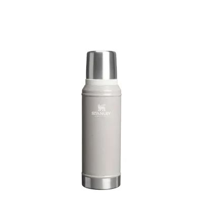 Термос Stanley Legendary Classic 0,95 л стальной вакуумный, с крышкой-кружкой и переливной пробкой, Hammertone Ash серый