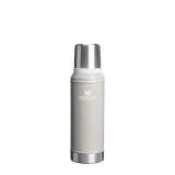 Термос Stanley Legendary Classic 0,95 л стальной вакуумный, с крышкой-кружкой и переливной пробкой, Hammertone Ash серый — фото 1