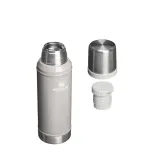 Термос Stanley Legendary Classic 0,95 л стальной вакуумный, с крышкой-кружкой и переливной пробкой, Hammertone Ash серый — фото 2