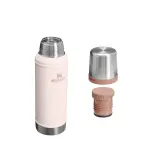Термос Stanley Legendary Classic 0,95 л стальной вакуумный, с крышкой-кружкой и переливной пробкой, Rose Quartz розовый — фото 2