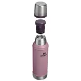 Термос Stanley Legendary Classic 0,95 л стальной вакуумный, с крышкой-кружкой и переливной пробкой, Purple Smoke фиолетовый — фото 2