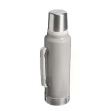 Термос Stanley Legendary Classic 1,4 л стальной вакуумный, со складной ручкой и крышкой-кружкой, Hammertone Ash серый — фото 2