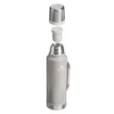 Термос Stanley Legendary Classic 1,4 л стальной вакуумный, со складной ручкой и крышкой-кружкой, Hammertone Ash серый — фото 3