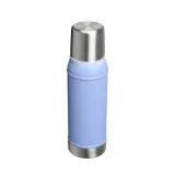 Термос Stanley Legendary Classic 0,75 л стальной вакуумный, с проточной пробкой и крышкой-кружкой, Hydrangea синий — фото 2