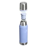Термос Stanley Legendary Classic 0,75 л стальной вакуумный, с проточной пробкой и крышкой-кружкой, Hydrangea синий — фото 3