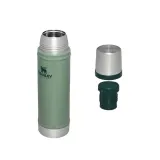 Термос Stanley Legendary Classic 0,6 л из нержавеющей стали, вакуумный, крышка-кружка, Hammertone Green зелёный — фото 2