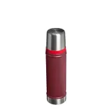 Термос Stanley Legendary Classic 0,95 л стальной вакуумный, с крышкой-кружкой и переливной пробкой, Cranberry красный — фото 3