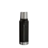 Термос Stanley Legendary Classic 0,95 л стальной вакуумный, с крышкой-кружкой и переливной пробкой, Black 2.0 чёрный — фото 1