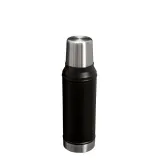 Термос Stanley Legendary Classic 0,95 л стальной вакуумный, с крышкой-кружкой и переливной пробкой, Black 2.0 чёрный — фото 3