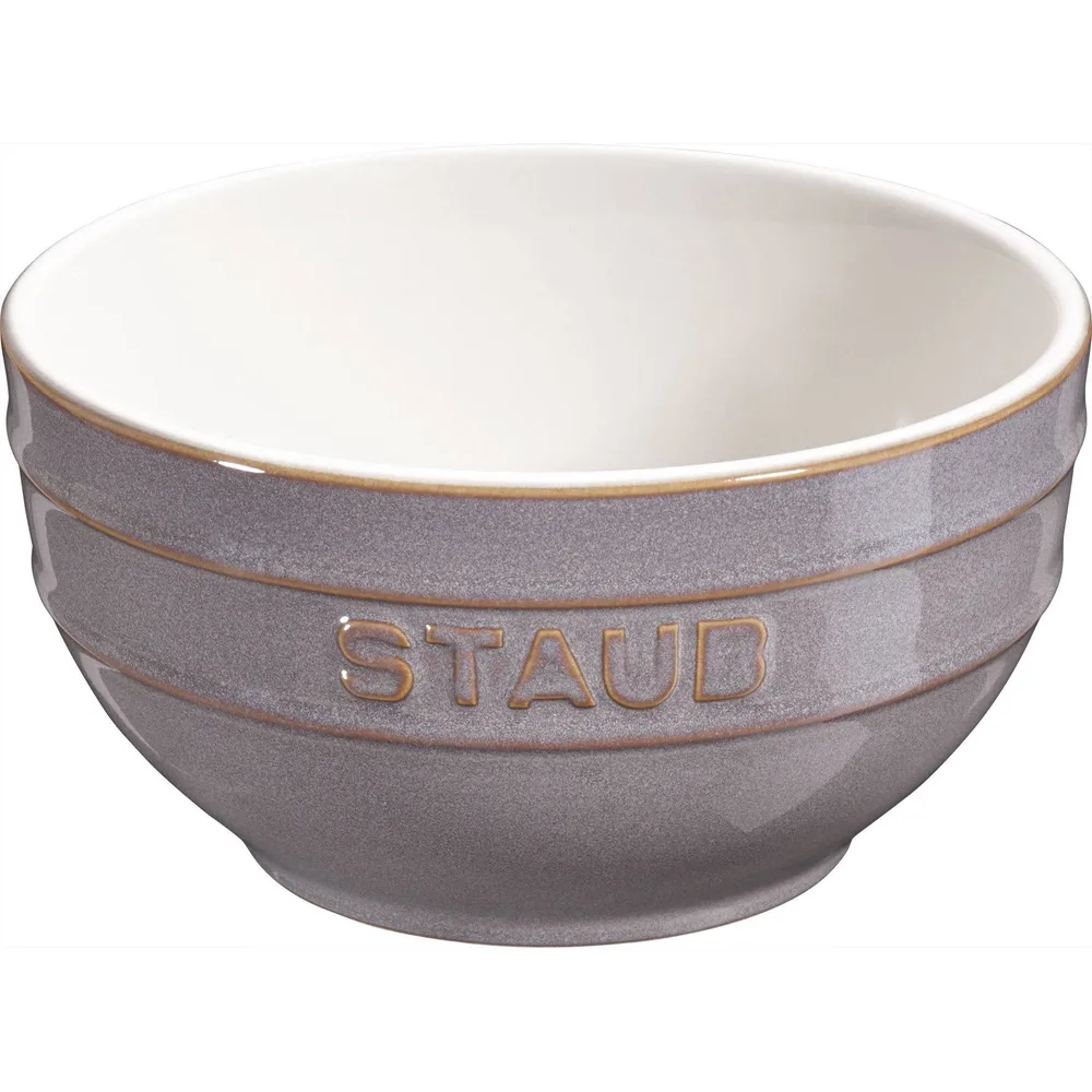 Миска керамическая Staub Serving 14 см, 0,7 л, античный серый