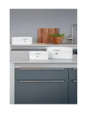 Хлебница Wesco Single Elly 32 см, ретро, белый матовый — фото 2
