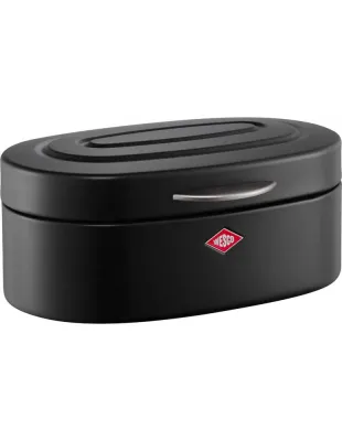 Хлебница Wesco Single Elly 32 см, ретро, чёрный матовый