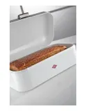 Хлебница Wesco Grandy 42 см, ретро, песочный матовый, хромированная ручка — фото 2