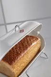 Хлебница Wesco BreadBoy 44 см, сталь с порошковой окраской, хромированное основание, чёрная — фото 4