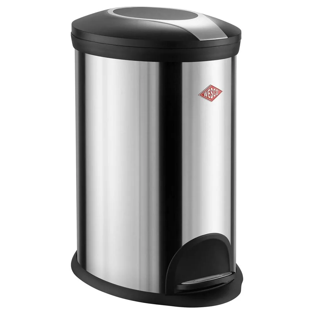 Мусорное ведро Wesco 107 12 л с педалью, нержавеющая сталь