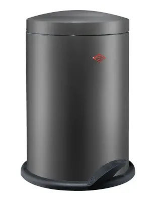 Мусорное ведро Wesco ALPHA 13 л с педалью, графитовое матовое