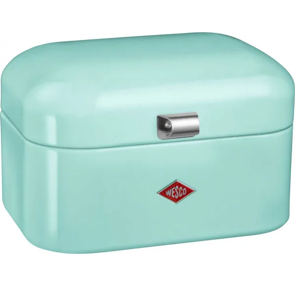 Хлебница Wesco Single Grandy 28 см, мятная, сталь с порошковым покрытием