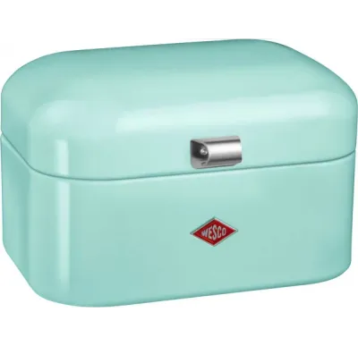 Хлебница Wesco Single Grandy 28 см, мятная, сталь с порошковым покрытием
