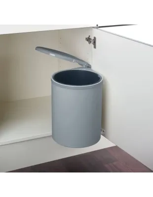 Мусорное ведро на дверцу шкафа Wesco RONDO 13 л, серое