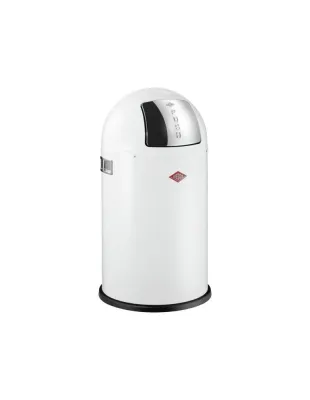 Мусорное ведро Wesco Pushboy Junior 22 л, белое матовое