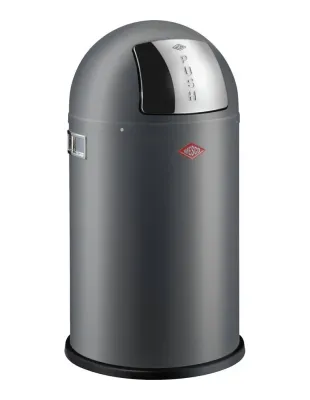Мусорное ведро Wesco Pushboy Junior 22 л, графитовое матовое