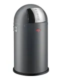 Мусорное ведро Wesco Pushboy Junior 22 л, графитовое матовое — фото 1