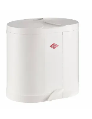 Мусорное ведро Wesco BETA 2x15 л (30 л) с педалью для сортировки, белое
