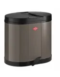 Мусорное ведро Wesco BETA 2x15 л (30 л) с педалью для сортировки, тёплый серый — фото 1