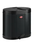 Мусорное ведро Wesco BETA 2x15 л (30 л) с педалью для сортировки, чёрное — фото 1