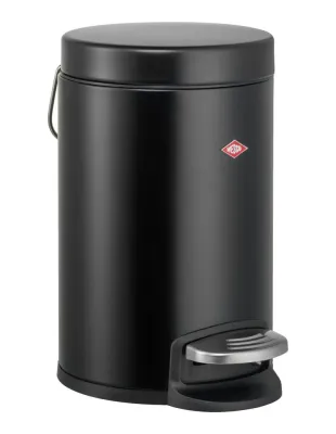 Мусорное ведро Wesco Cosmetic 3 л с педалью, чёрное матовое