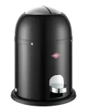 Мусорное ведро Wesco Mini Master 6 л с педалью, чёрное матовое — фото 1