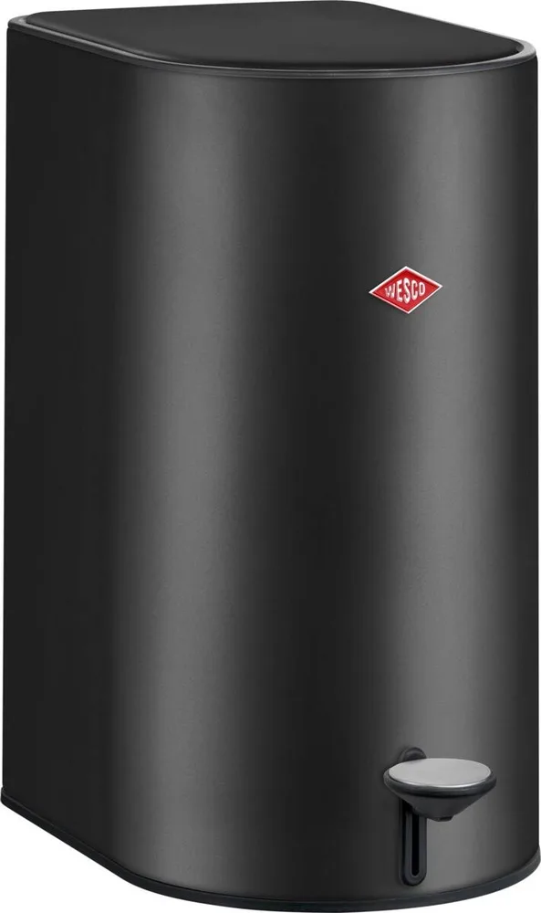 Мусорное ведро Wesco Step Boy 9 л с педалью, чёрное матовое