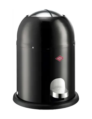 Мусорное ведро Wesco Mini Master 6 л с педалью, чёрное