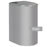 Контейнер металлический Wesco Loft 3 л, тёплый серый матовый, с акриловой крышкой — фото 1