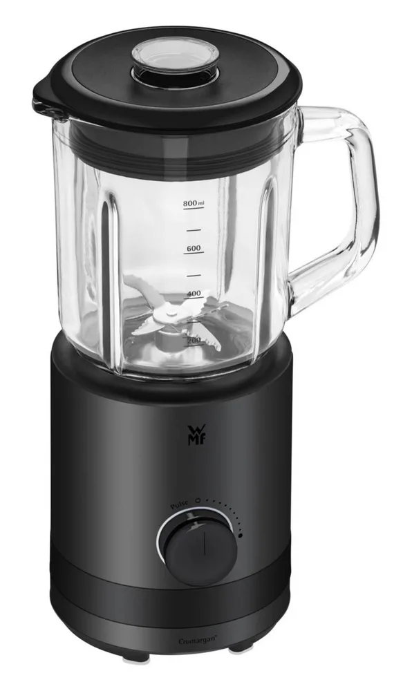 Стационарный блендер WMF KitchenMinis Deep Black, 400 Вт, 0,8 л, 5 скоростей, чёрный