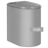 Контейнер металлический Wesco Loft 2,2 л, тёплый серый матовый, с акриловой крышкой — фото 1