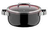 Низкая кастрюля WMF Fusiontec Function Pro Black 24 см, 4,4 л, с крышкой, чёрная — фото 1