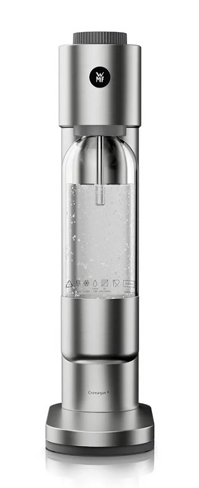 Сатуратор для газирования воды WMF Element One, нержавеющая сталь Cromargan 18/10, бутылка 0,75 л, серебристый