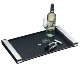 Поднос WMF Club 54 x 32 см, дерево и нержавеющая сталь Cromargan, чёрный — фото 2